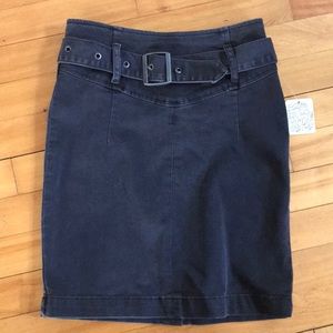 Free People Jean Skirt